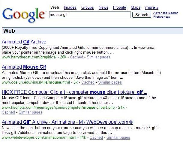 Google Mouse Gif