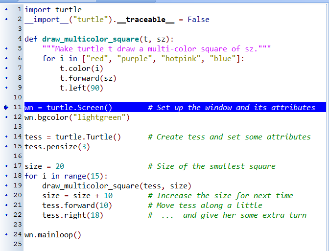 Python Break Program Execution